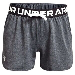 Gray Under Armour Girl Shorts